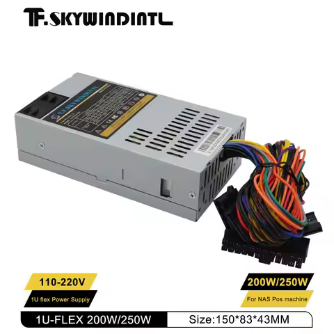 Mini PSU Computer 1U 200w 250W 300W power supply AIO Flex NAS POS Small 1u 200W Switching ATX PSU 11