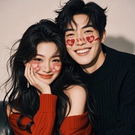 Valentine's Day Face Stickers Waterproof Sweatproof Face Festive Tattoo Atmospheric Cute O9s0