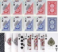 TX GIRL 10pcs/set Waterproof Playing Cards Texas Hold'em 2 Side Frosted Anti-slip Poker PVC Washable