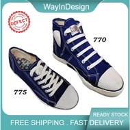 Unisex Carefree High Med Low Cut Canvas Shoe | Kasut Takraw Kasut Kerja  | Kasut Sekolah | Kasut Bas
