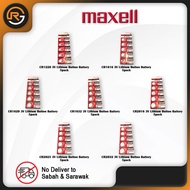 MAXELL Lithium Coin Cell Battery 5pcs CR2032 CR2025 CR2016 CR1632 CR1220 CR1616 CR1620 CR2430