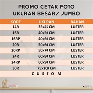 KMT - Large Photo Printing | 12R 12RP 14R 16R 16RP 20R 20RP 24R 24RP 30R | Jumbo Size Request | Cust