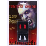 Vampire Zombie Fake Fangs With Blood Pill Teeth Halloween Costume Party Cosplay Vampire Teeth Cospla
