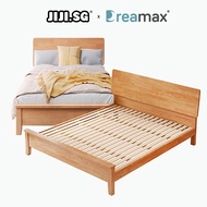(JIJI.SG x DREAMAX) EKHOLM Bed Frame (On-Site Installation) - Single Size/ Queen Size / Wood bed frame / Headboards