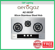 Aerogaz AZ-383SF 80cm Stainless Steel Gas Stove Cooker Hob w/ 3 Burner