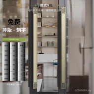 Chinese Style Hotel Big Handle Door Handle Luxury Glass Door Bronze Chinese Style ktv 4YCS