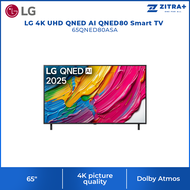 [2025 New Model] LG 55"/ 65"/ 75"/ 86" 4K UHD QNED AI QNED80 Smart TV QNED80ASA | QNED Color | alpha