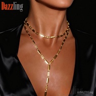 Design Set Special for Paper Clips Zircon Women's Trendy Jewelry Necklace New Personalized Jewelry N