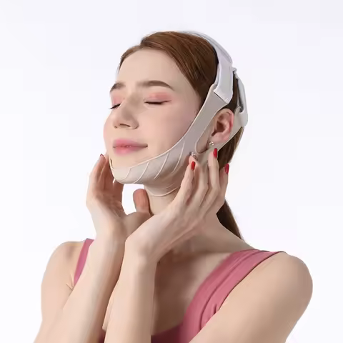 Face Mask Silicone V Lifting V Line Shape Face Lift Up Facial Slimming Bandage Mask Cheek Chin Neck 