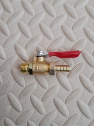 Kran Angin Kompresor Keran Angin Tabung Kompresor Ball Valve 1/4" JF