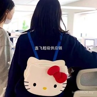 Shoulder Bag Girl New Style Hello Kitty Cute Cat Head Shape Ladies Cartoon Large Capacity Bag Bag 82