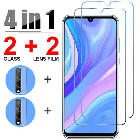 4 IN 1 Tempered Glass for Huawei P20 P30 P40 Lite Pro 5G E Screen Protector for Huawei P Smart 2021 