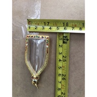 Micron Gold Amulet Frame Enameled Model