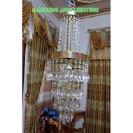 LAMPU KRISTAL MAHKOTA JUMBO/LAMPU HIAS/LAMPU GANTUNG/LAMPU DEKORASI/LAMPU KRISTALi