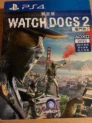 Ps4 watch dog 2 限定版 遊戲 game