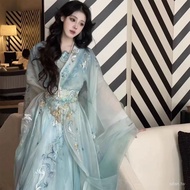 Xiaoxing Series Cool Wind Heavy Industry Embroidery Han Elements Xote Big Sleeves Breast-Length Warr