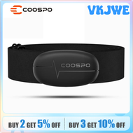 VKJWE COOSPO H6/H9Z สายรัดเครื่องวัดชีพจรหน้าอกบลูทูธ4.0 ANT + HRM เซ็นเซอร์กันน้ำสำหรับ Garmin Waho