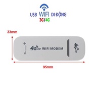 (SỐC TỤT QUẦN) USB PHÁT WIFI 4G - Dcom 4G HSPA Dongle Chạy Được All Mạng