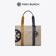 TORY BURCH กระเป๋าโท้ต Double T LOGO Contrast TORY 138654