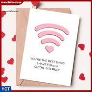 manclothescase Premium Quality Anniversary Card Funny Anniversary Card for Husband Romantic Annivers