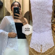 Kain kebaya bordir bali motif terbaru terlaris termurah bahan kebaya bordir bali bahan kebaya encim 