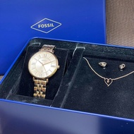 Fossil ES5252SET Jacqueline Date Rose Gold-Tone Stainless Steel Women Watch