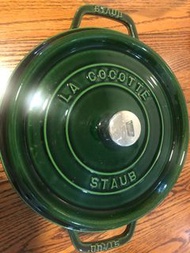 法國Staub琺瑯鑄鐵鍋-綠色24cm
