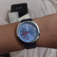 Jam Tangan Wanita Alba Fusion Blue Leather Strap preloved bekas Second