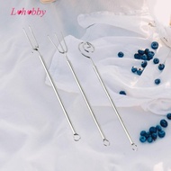 [Lohobby] 3x Fondue Forks Cheese Hot Pot Dessert Forks Fruits Chocolate Dipping Set Baking Supplies 