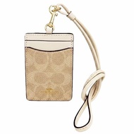 [全新] COACH C LOGO證件識別證保護套(米白)
