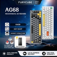 ZIFRIEND AG68 Gaming Keyboard Gasket Structure Hotswap Rgb Backlit Wired Mechanical Keyboard