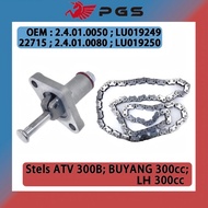 Timing Chain and Chain Tensioner For Stels ATV 300B Buyang Feishen FA D300 G300 H300 Linhai 300cc LU