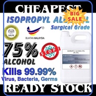 ⭐ ⭐READY STOCK⭐ ⭐ ✯Cheapest 5L Isopropyl Alchohol IPA 75 Surface Sanitizer Rubbing Alcohol Non Sticky Fragrance Free 消毒水♝