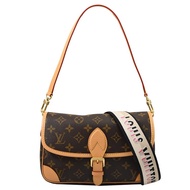 Louis Vuitton LV M45985 DIANE Monogram帆布老花雙背帶肩斜包