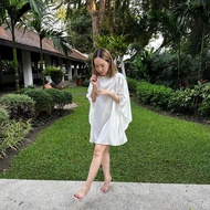 [Pre-Order 14 วัน] SLAY. - Monaco Silk Satin Dress - White (สีขาวนวล ไม่offwhiteน้า)