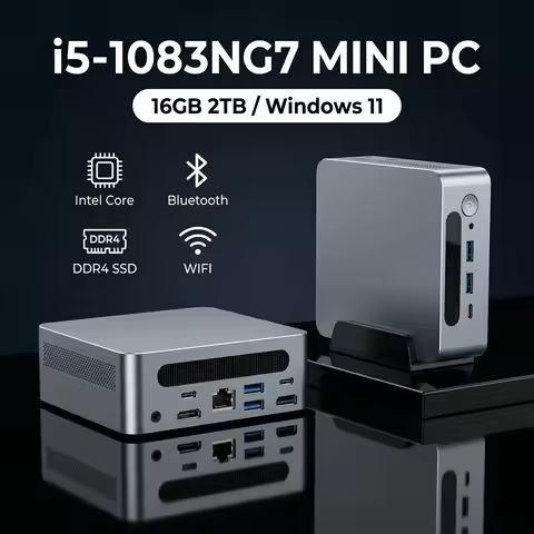 Intel Core i5-1083NG7 Mini PC 4K Support Ultra Slim Micro Desktop Computer for Business Office MAC C
