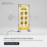 Print PRINT BANNER BANNER BANNER WARUNG EATING CUSTOM DESIGN