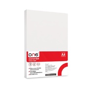กระดาษการ์ดสี A4 230 แกรม ขาว ONE