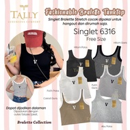 KATUN Bralet TALLY 6316 CROP Top 6316 TALLY - TALLY SI 6316 Bralette / Singlet CUP Women Thin Foam C