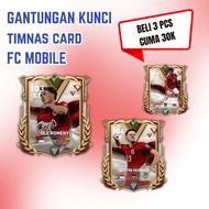 GANTUNGAN FC Mobile - Indonesian National Team Keychain FC Mobile Acrylic 3mm Attractive Design Roun