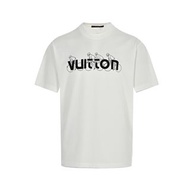 法國精品Louis Vuitton LV自行車字母印花短袖T恤 代購非預購
