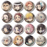 Anime Ghost Slayer 9 Column Theme Badges Anime Collectible Game Enamel Pins Anime Cosplay Souvenir G