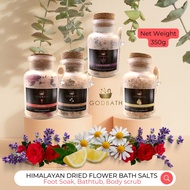 [SG] Himalayan Dried Flowers Bath Salt 💐 Foot Soak Foot Scrub Bathsalt Body Scrub ✨ Bodyscrub