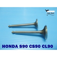 INTAKE and EXHAUST VALVE SET Fit For HONDA S90 CS90 CL90 //