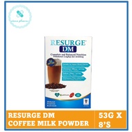 [SPECIAL PROMO PACKAGE] RESURGE DM COFFEE MILK POWDER (53G X 8'S) READY STOCKS