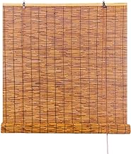 Bamboo Blinds for Window Outdoor Roller Shades, Sunscreen, Lifting Retro Bamboo Curtain for Balcony Garden Door, Kitchen Roman Blind W1.2*H3m
