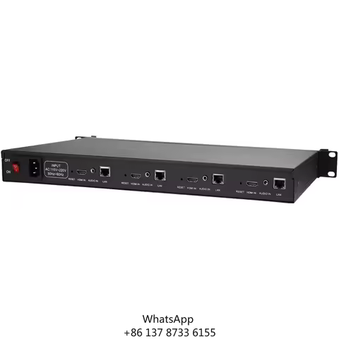 URay 4 Channels HEVC H.264 HDMI IP Video Streaming Encoder Transmitter IPTV Encoder H.264 Support RT