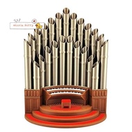 Pipe Organ Pen Pencil Holder, Funny Pen Holder Desktop Decoration, Pipe Organ Shaped Desktop Pen Hol