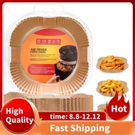 Air Fryer Paper Liners(400 Pieces), Square Disposable,Heavy-Duty Parchment Paper for 5-8 Qt Air Frye