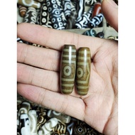 3-eyed Dzi is old quality, meaning wealth, peace, luck Tibetan feng shui